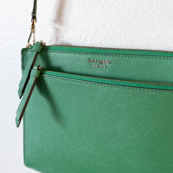 Kate Spade Emerald Green Cameron Zip Crossbody - Picture 5 of 5